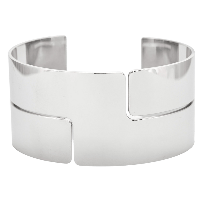 DINH VAN- Bracelet Manchette "Seventie's" en argent 58 Facettes DV0748-1