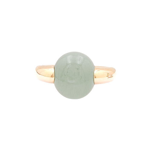 Bague 53 Pomellato Luna - Bague en or rose et aigue-marine 58 Facettes 35296