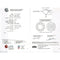 Bague 53 Solitaire - Bague en platine 950 avec diamant 2,23 ct 58 Facettes 31441