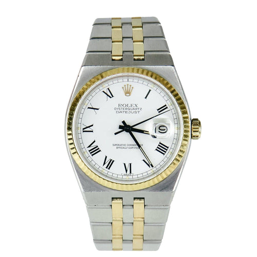 Montre Rolex Oysterquartz Datejust - Montre en acier et or, réf. 17013 58 Facettes 1529