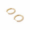 Boucles d'oreilles Créoles - Boucles d’oreilles en or jaune 750 et diamants 58 Facettes 34958