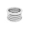 Bague 51 Bulgari B.Zero1 - Bague bandeau en or blanc 58 Facettes 34940