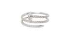 Bague 56 Cartier - Bague Juste un Clou Diamants Or Blanc 58 Facettes 32685