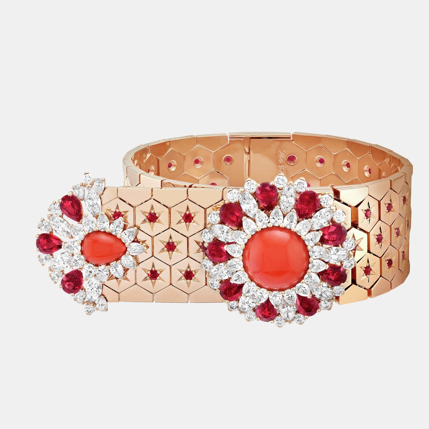 Montre Ludo Or rose Diamant 7.43ct