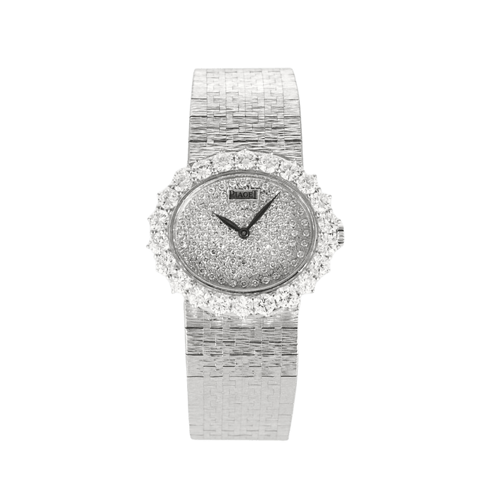 Montre PIAGET - Montre de dame, or blanc et diamants 58 Facettes 240716