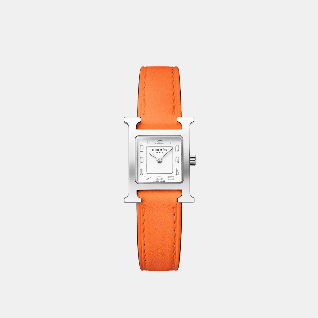 Montre Heure H Mini modèle, 21 mm Quartz Acier  