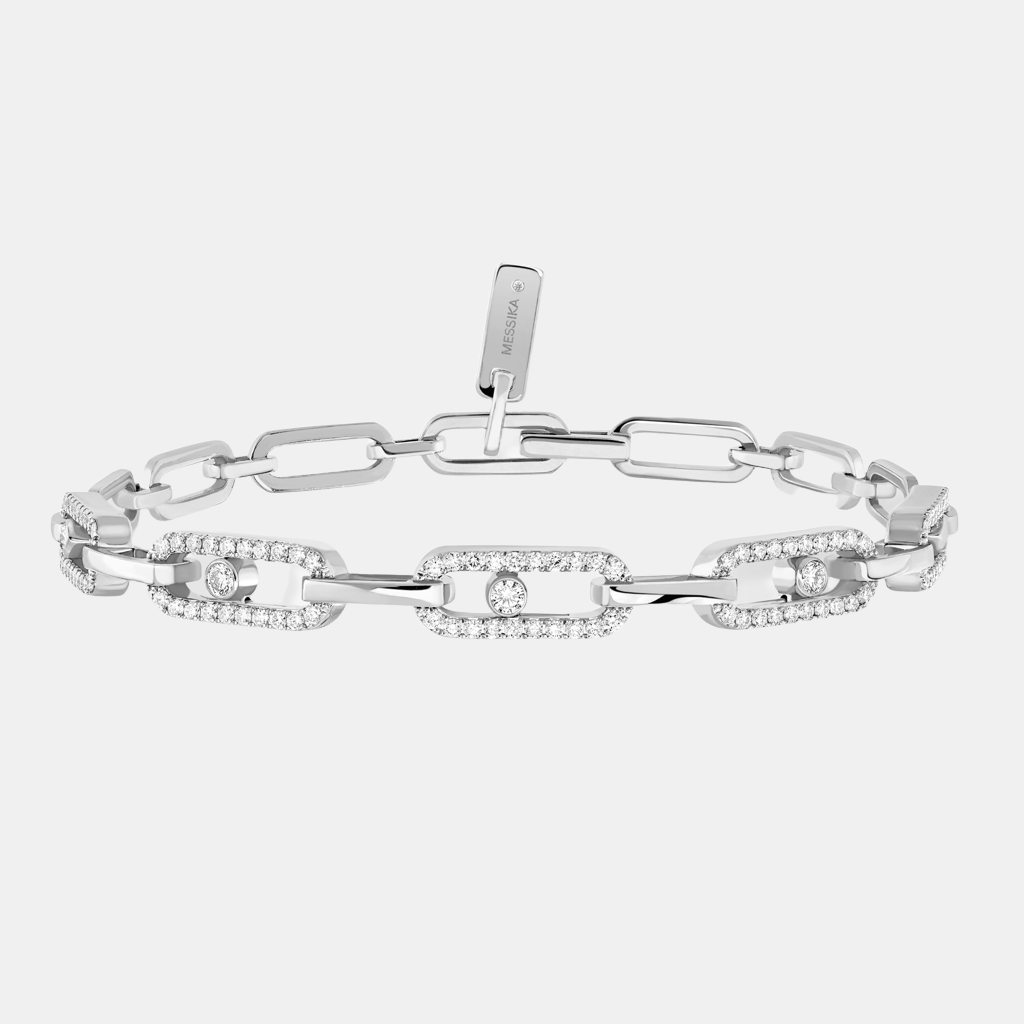 Bracelet Move Link Multi  Or blanc Diamant 0.82ct