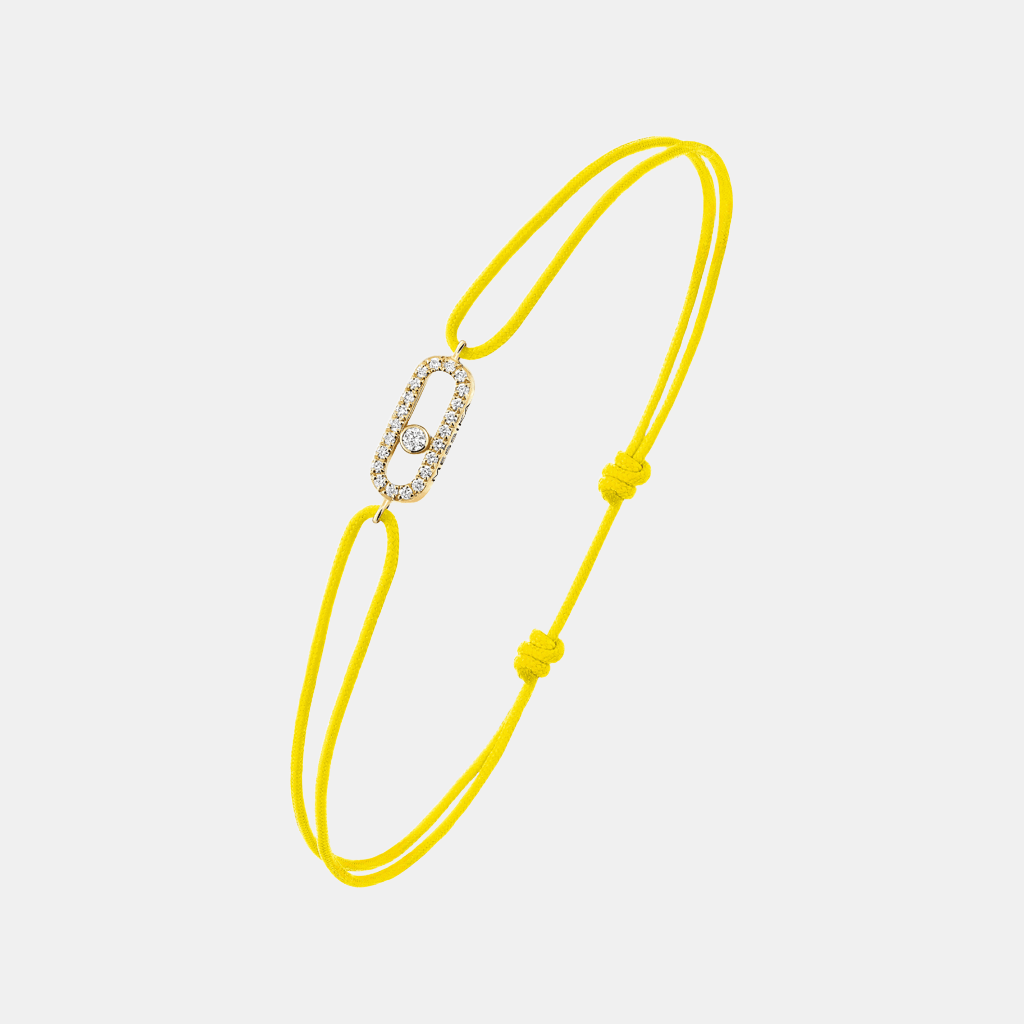 Bracelet Move Uno Or jaune Diamant 0.06ct
