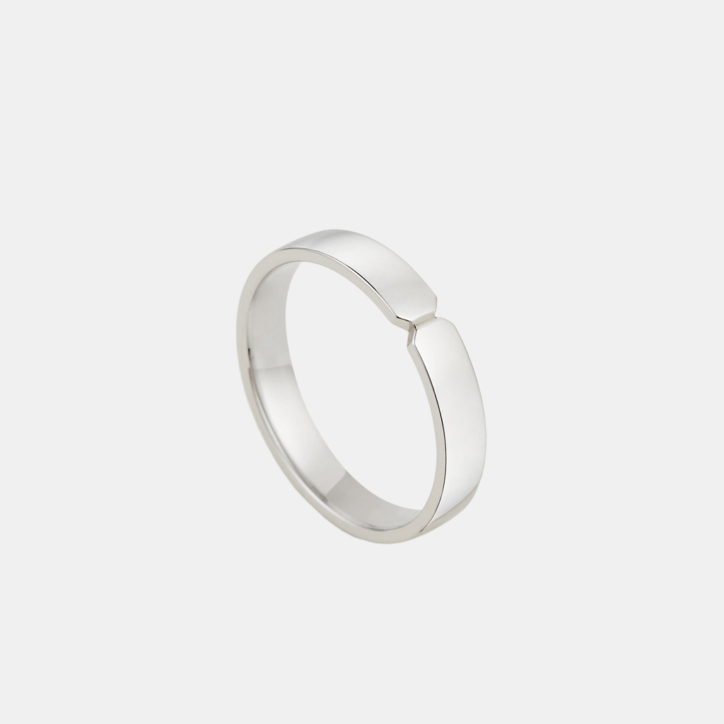 Bague Kelly Grand modèle Platine
