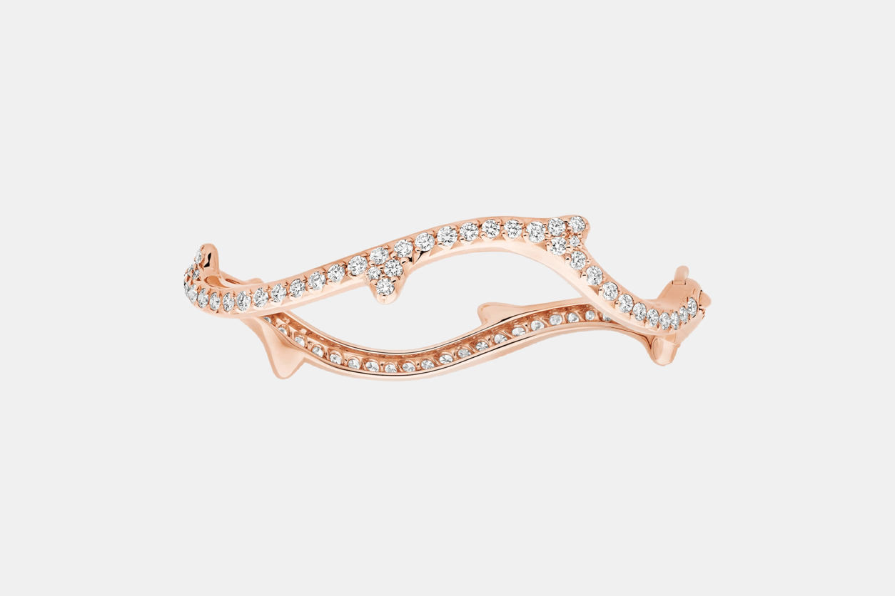 Bracelet Bois de Rose Or rose Diamant 3.29 ct