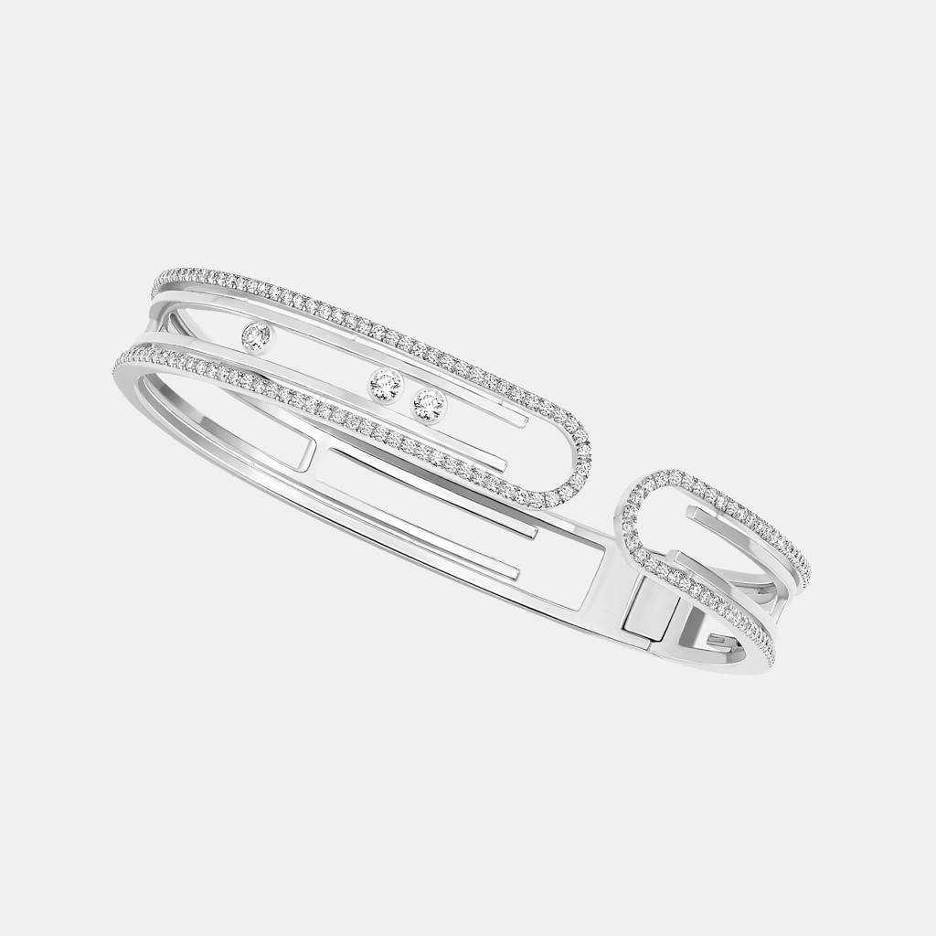 Bracelet Move 10th Anniversary Or blanc Diamant 0.91ct