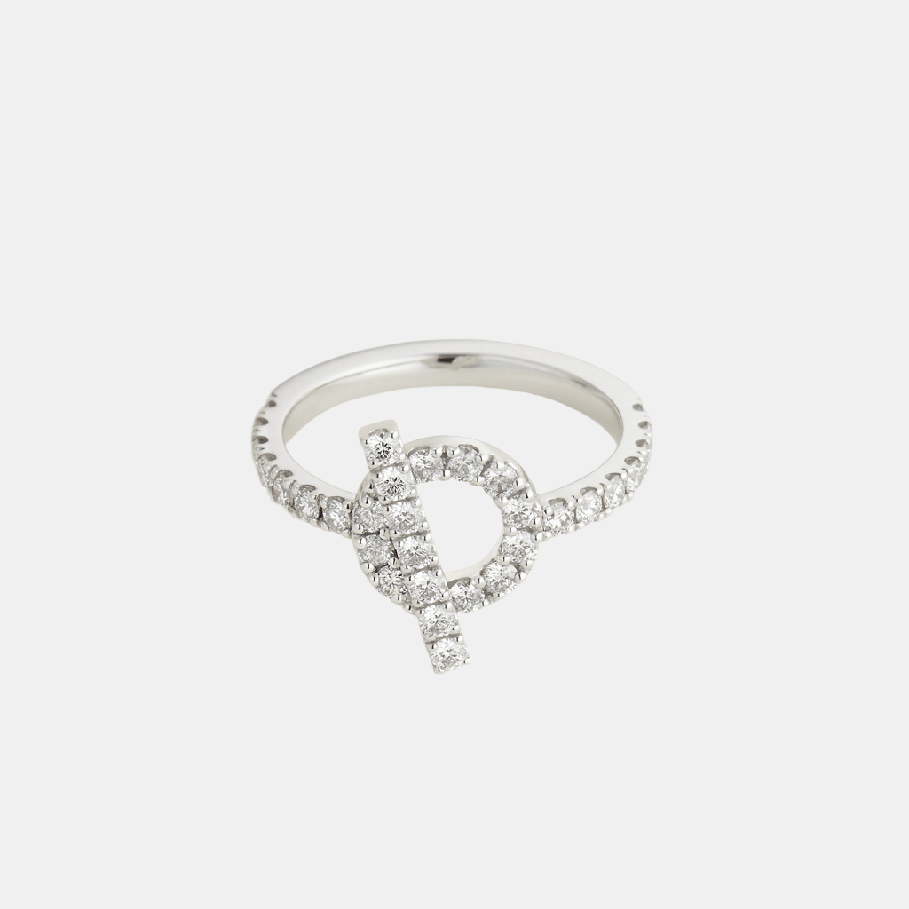 Bague Finesse Or blanc Diamant 0.92 ct