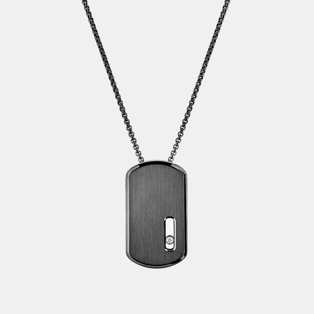 Collier Move Titanium LM  Diamant 0.14ct