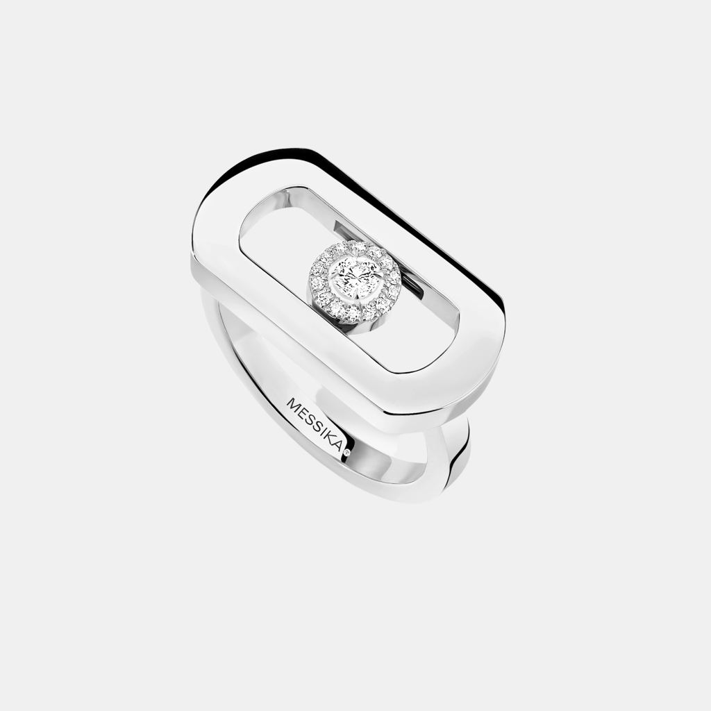 Bague So Move Or blanc Diamant 0.1ct