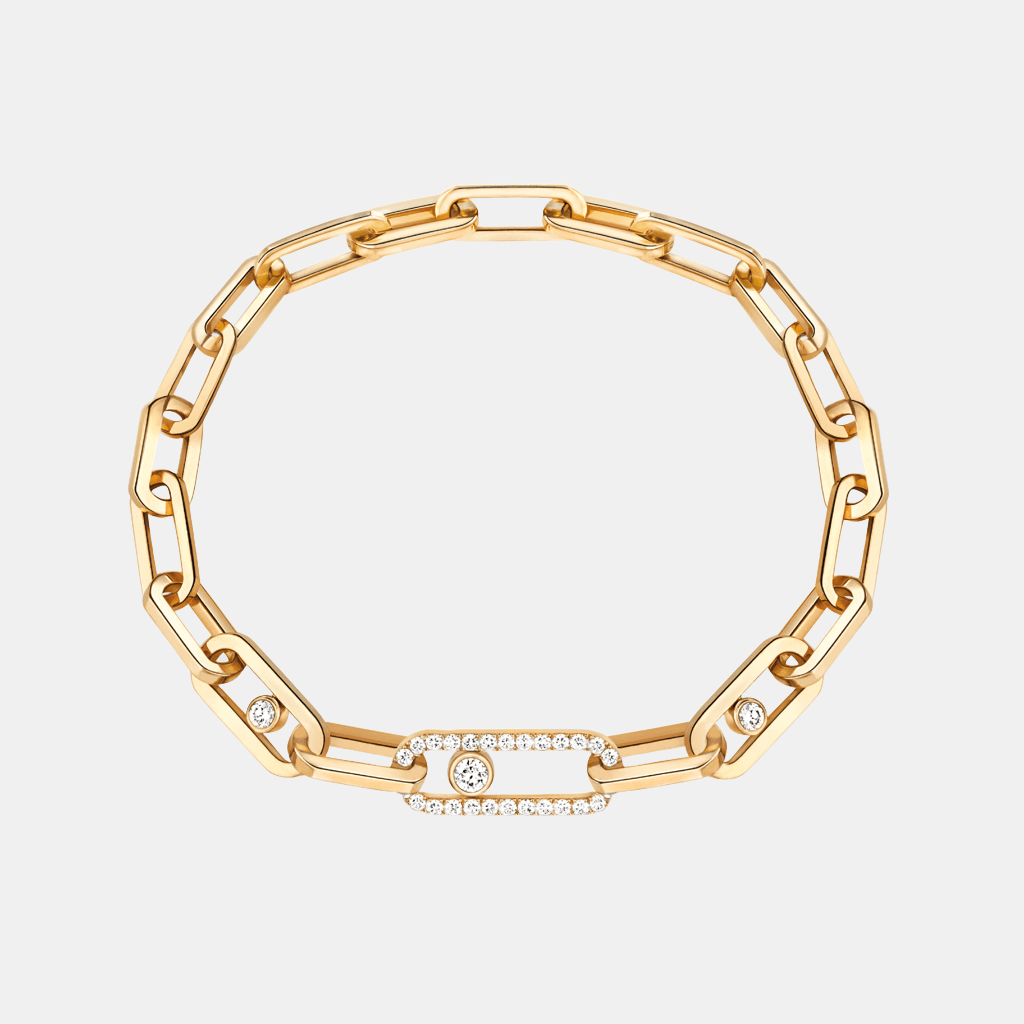Bracelet Move Link Or jaune Diamant 1.03ct