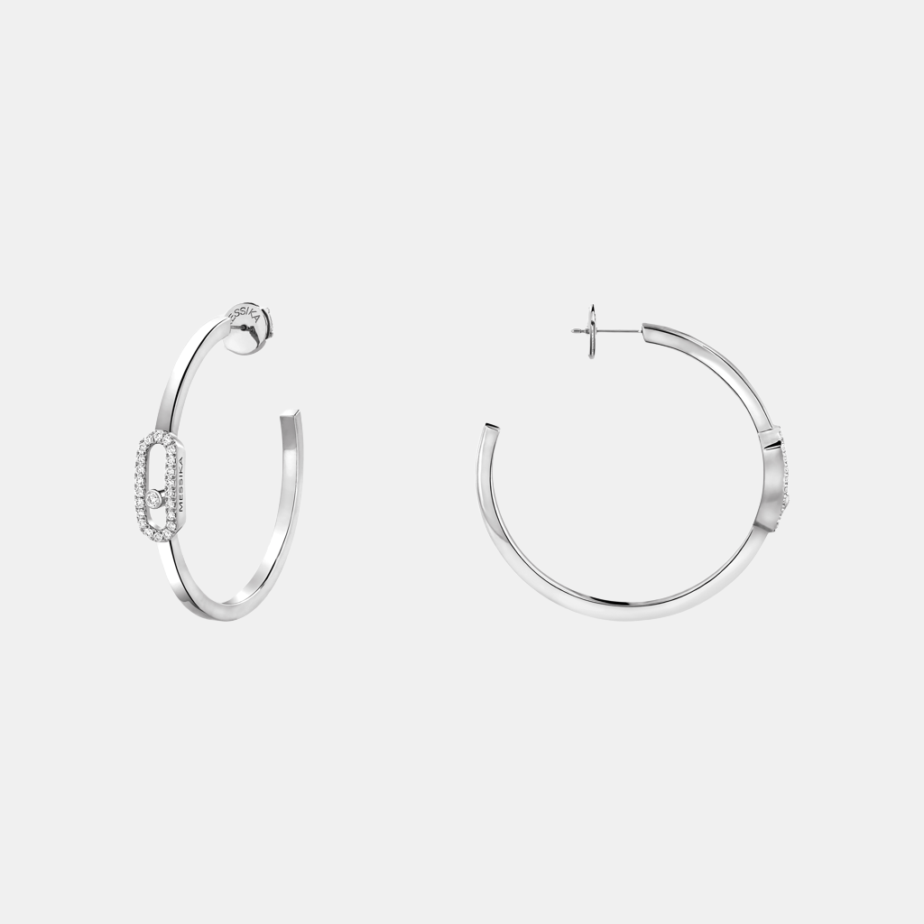Boucles d'oreilles Move Uno S Or blanc Diamant 0.29ct