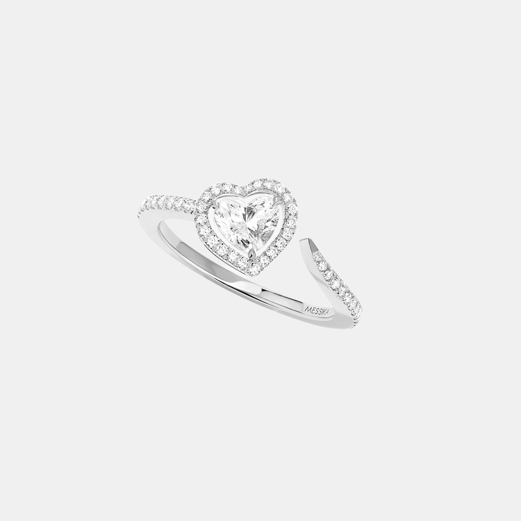 Bague Joy Coeur Or blanc Diamant 0.4ct