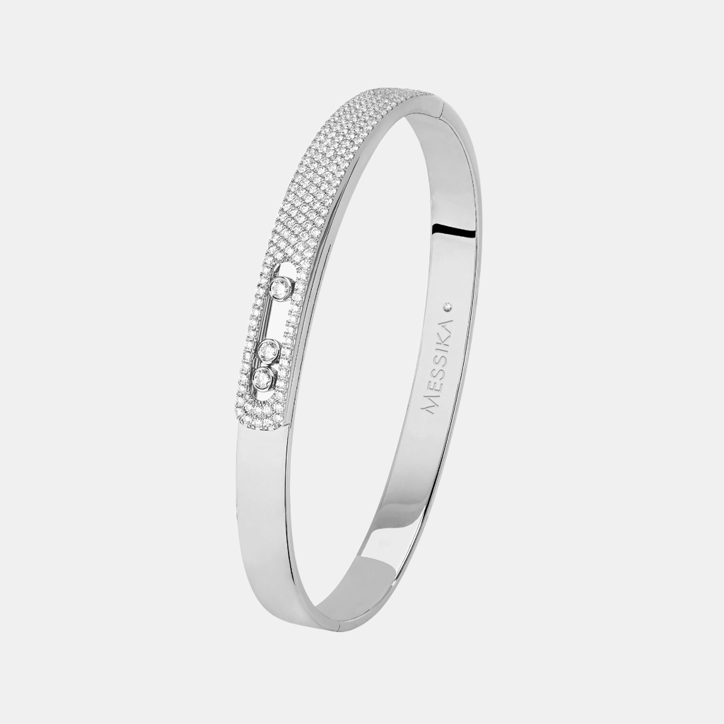 Bracelet Move Noa Pavé Or blanc Diamant 1.2ct