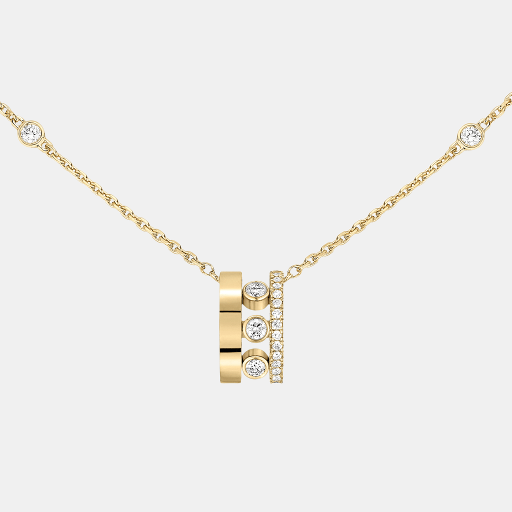 Collier Move Romane Or jaune Diamant 0.32ct