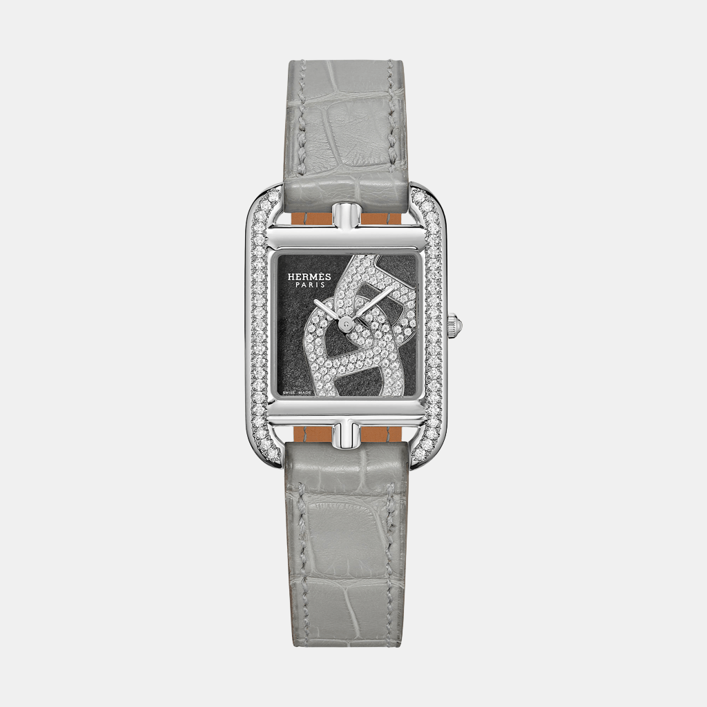 Montre Cape Cod Chaîne d'Ancre Joaillier, Petit modèle, 31 mm Quartz Acier Diamant 0.41 ct