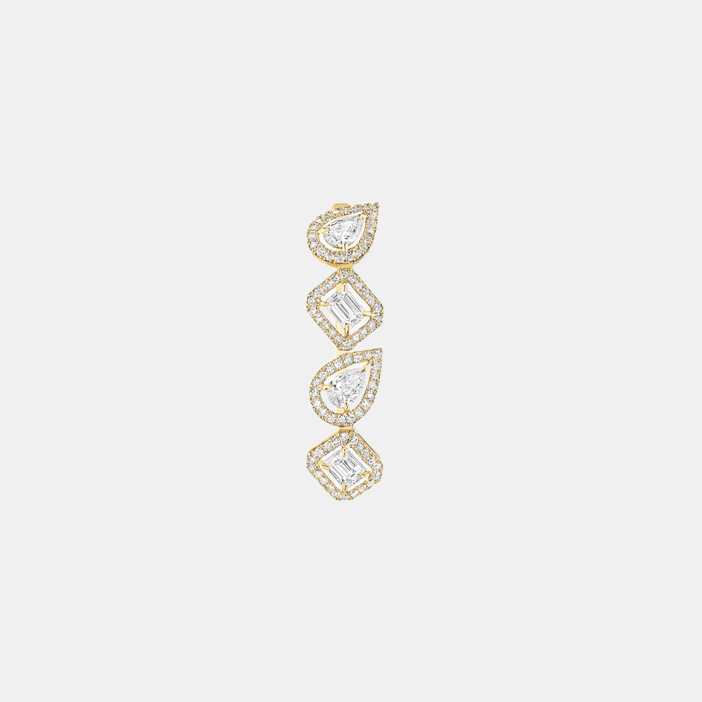 Boucles d'oreilles My Twin Or jaune Diamant 0.1ct