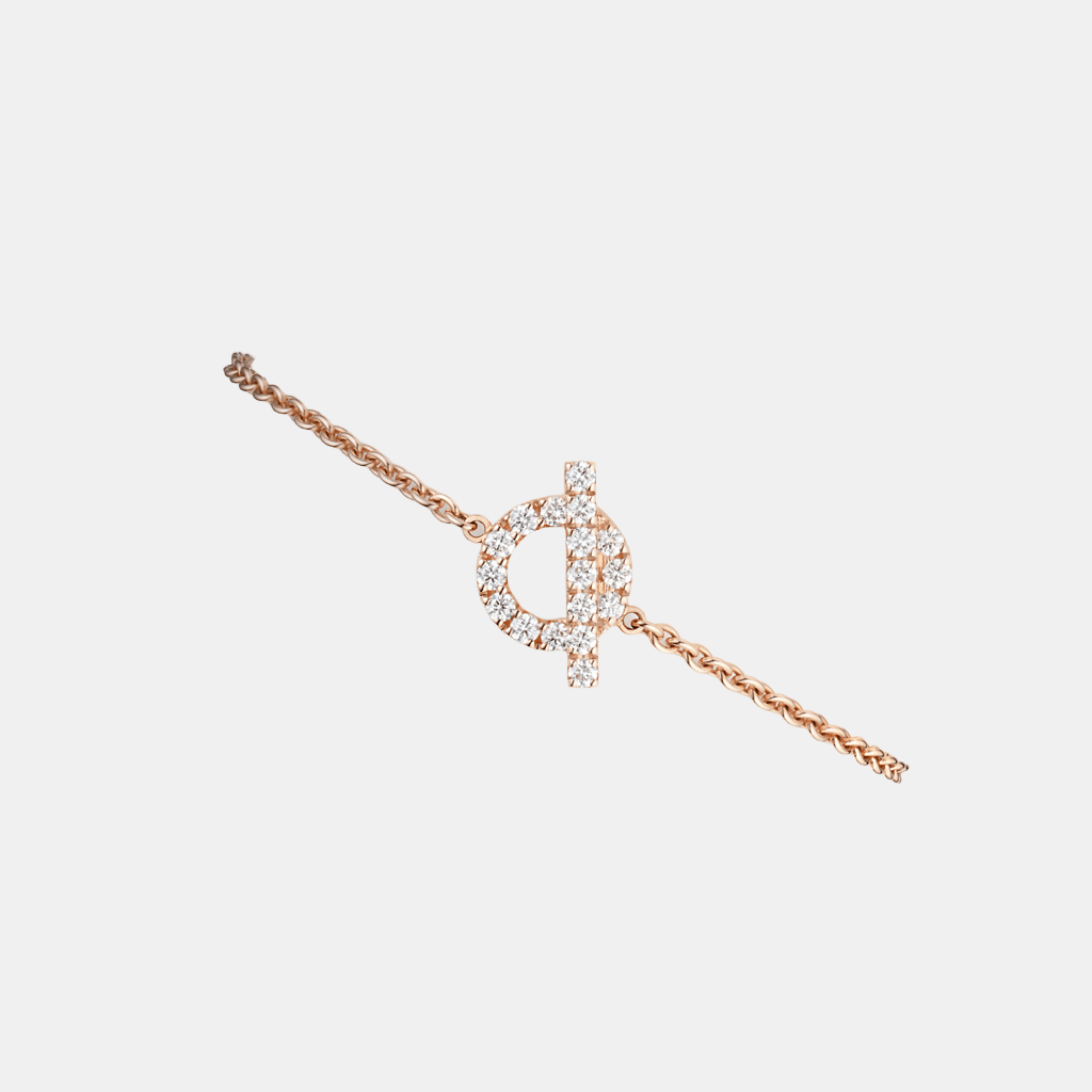 Bracelet Finesse Or rose Diamant 0.55 ct