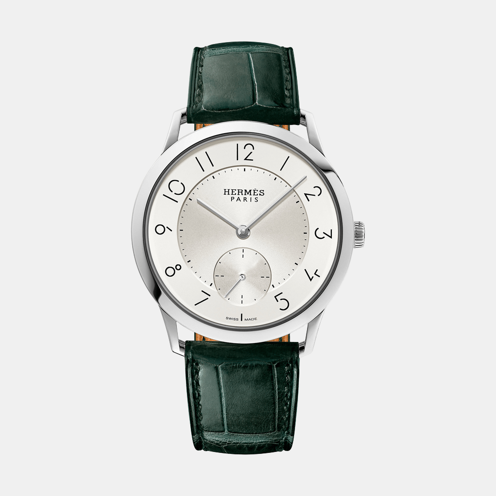 Montre Slim d'Hermès 39,5 mm Mécanique Acier  