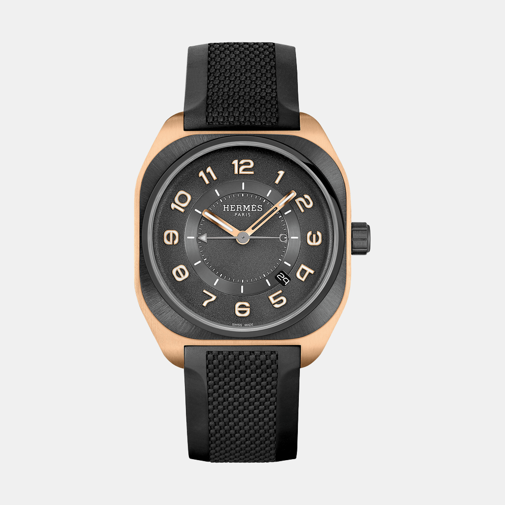 Montre Hermès H08 42 mm Mécanique Or rose  