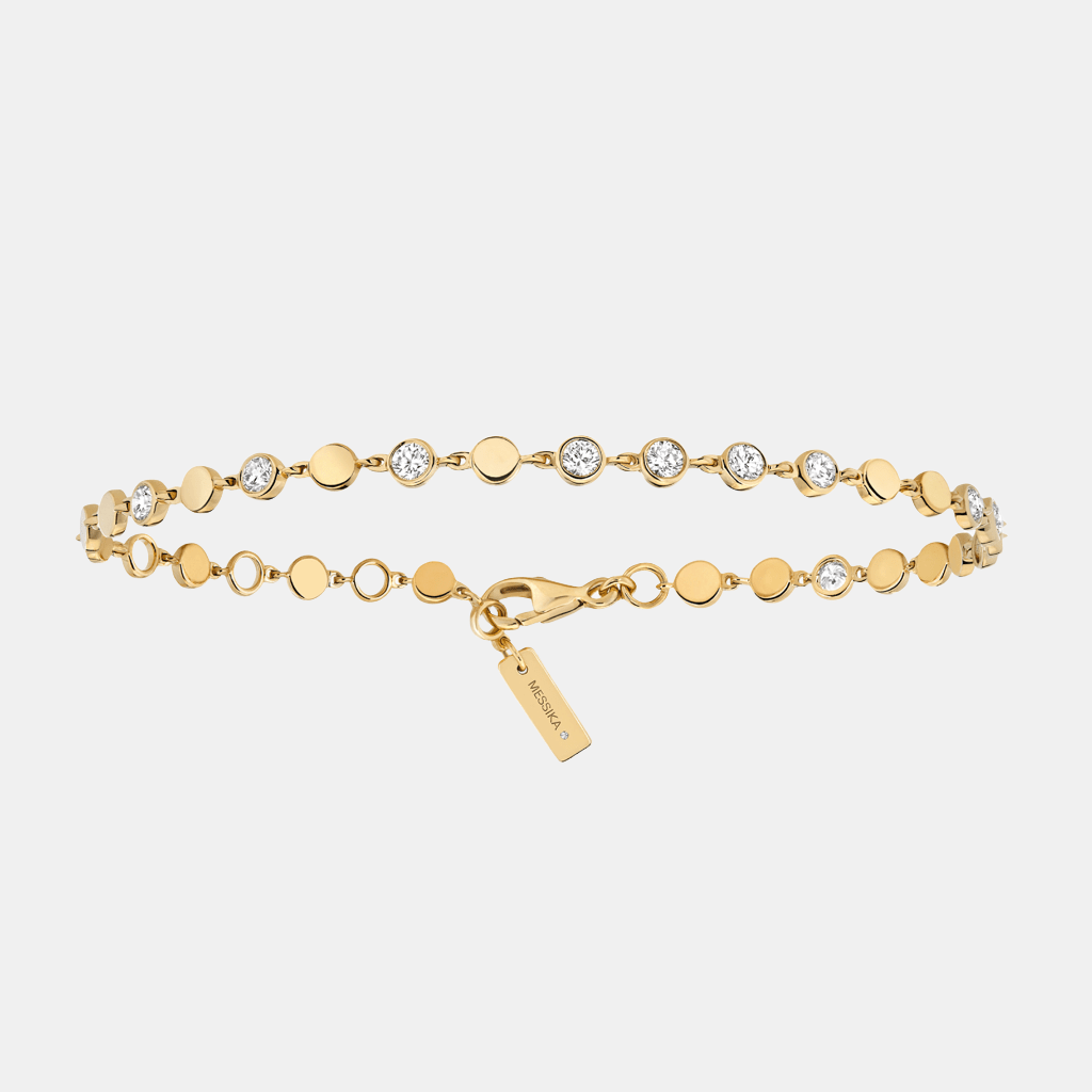 Bracelet D-Vibes MM Or jaune Diamant 0.45ct