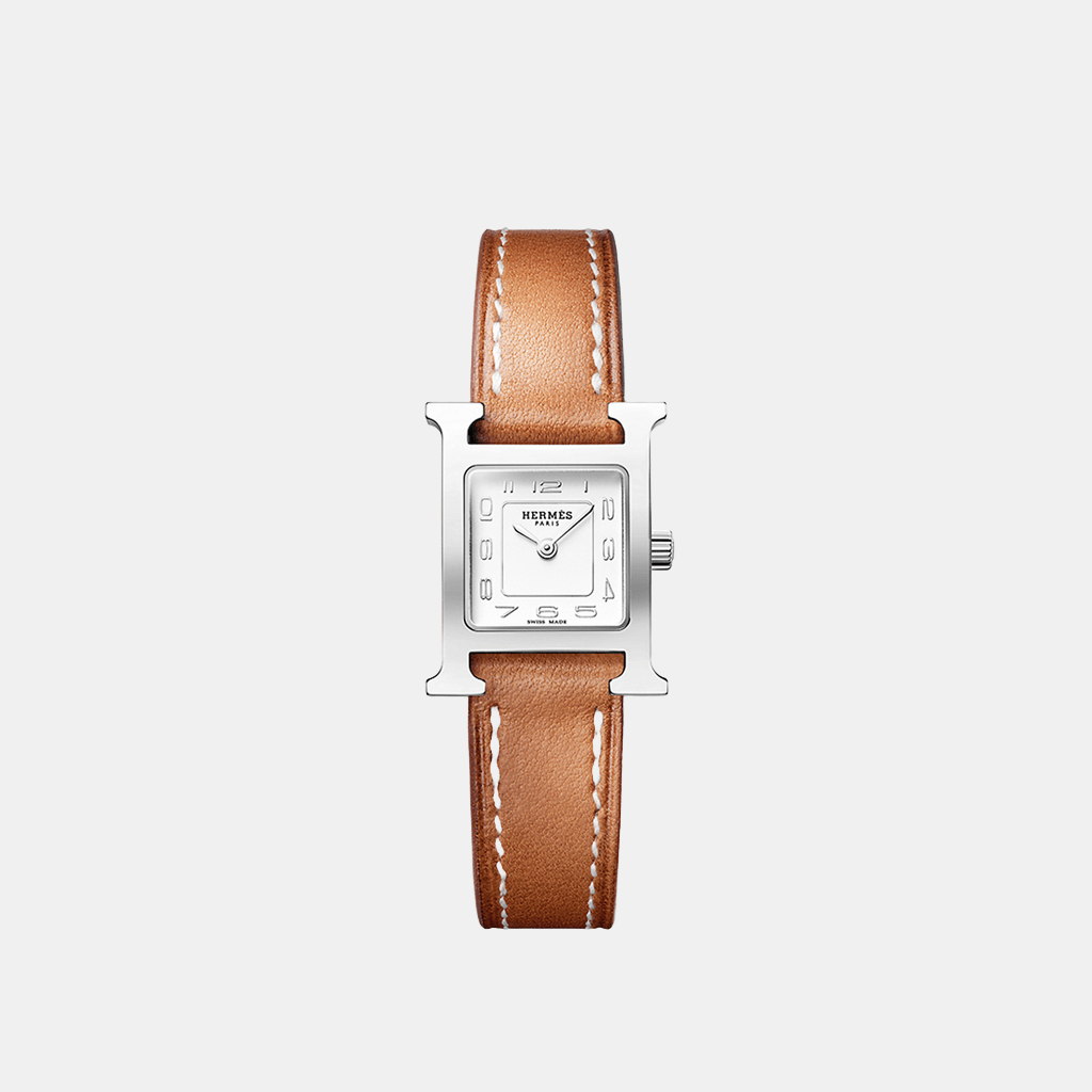 Montre Heure H Mini modèle, 21 mm Quartz Acier  
