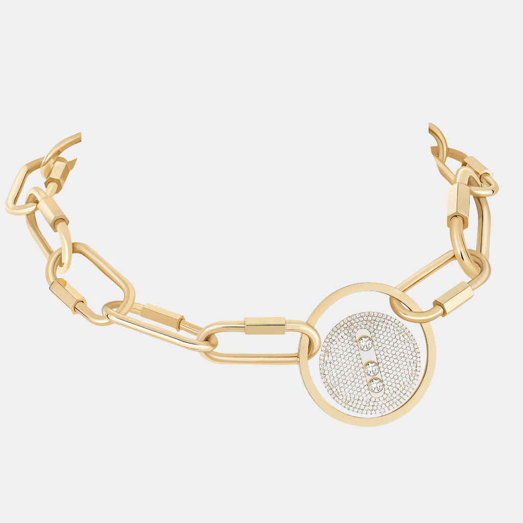 Collier Lucky Move Or jaune Diamant 2.7ct