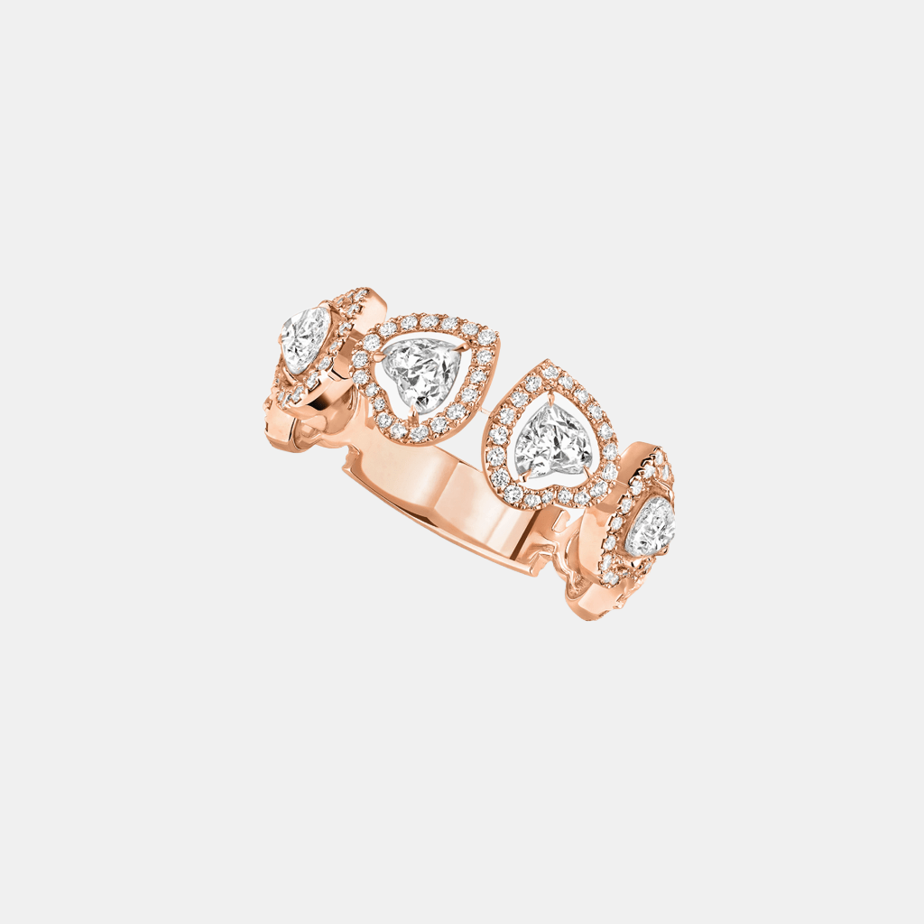 Bague Joy Coeur Or rose Diamant 0.1ct