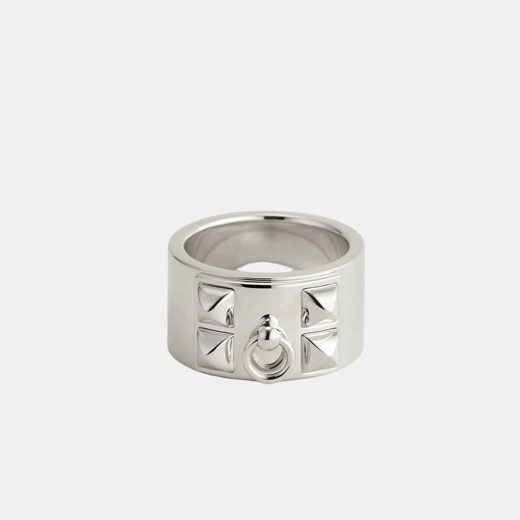 Bague Collier de Chien Argent