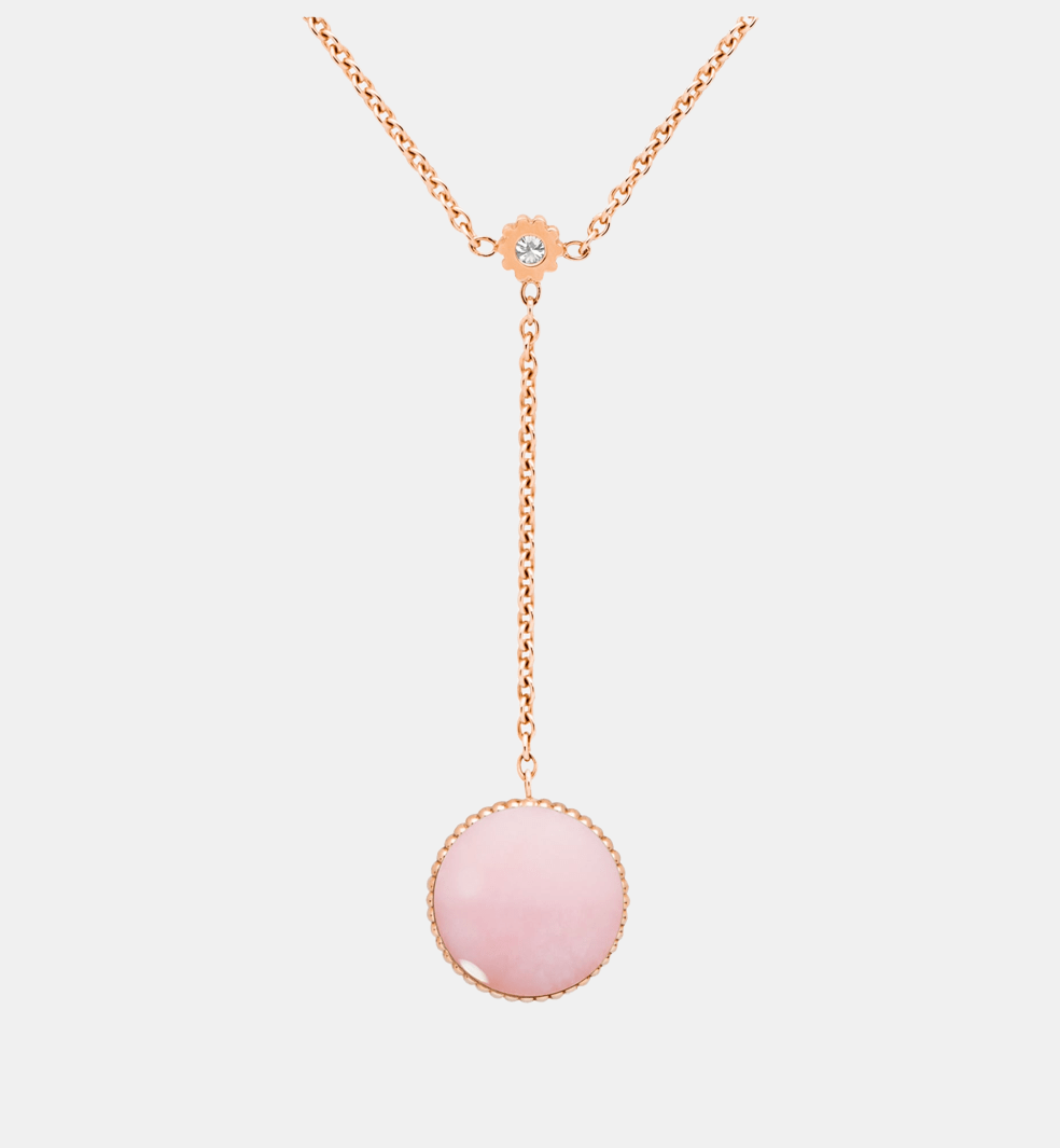 Collier Rose des Vents Or rose Mixte 