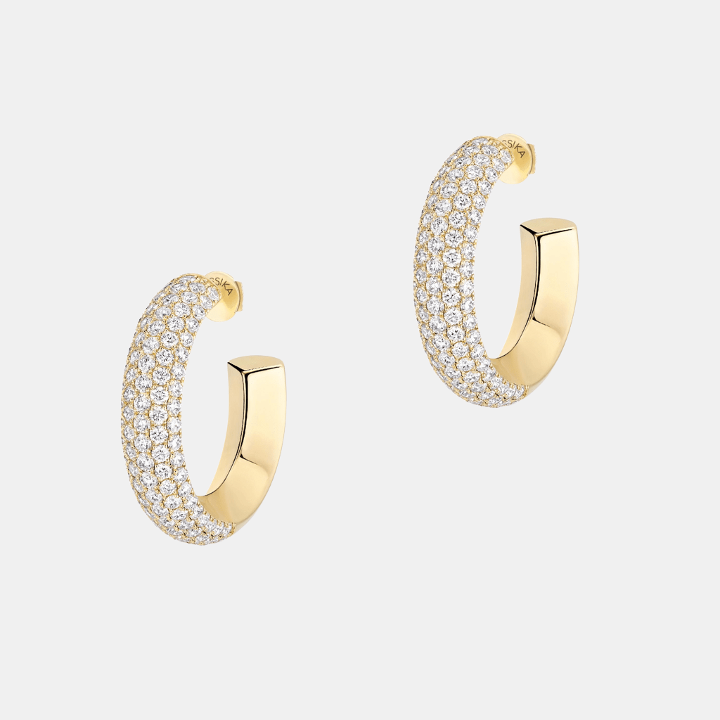 Boucles d'oreilles Divine Enigma SM Or jaune Diamant 3.36ct