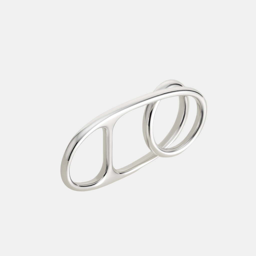 Bague Chaîne d'Ancre Argent