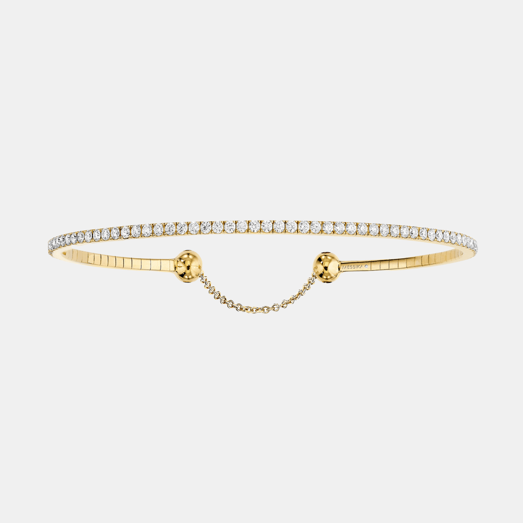 Bracelet Skinny Or jaune Diamant 1.6ct