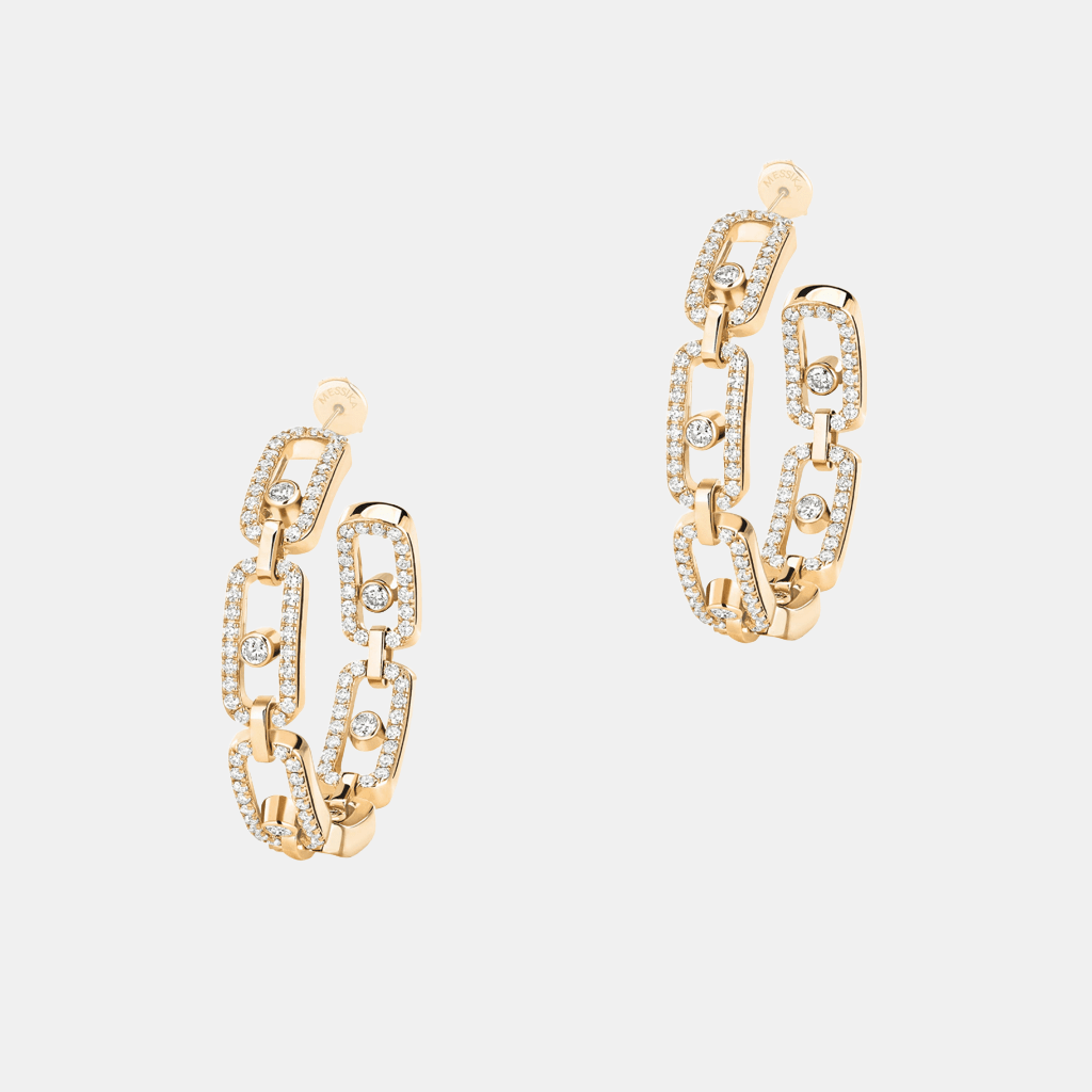 Boucles d'oreilles Move Link SM Or jaune Diamant 0.86ct