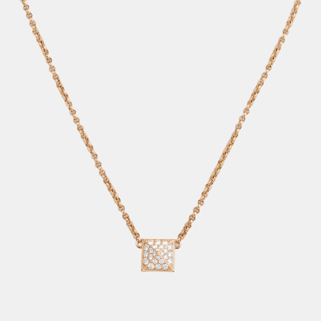 Pendentif Clou d'H Petit modèle Or blanc Diamant 0.92 ct