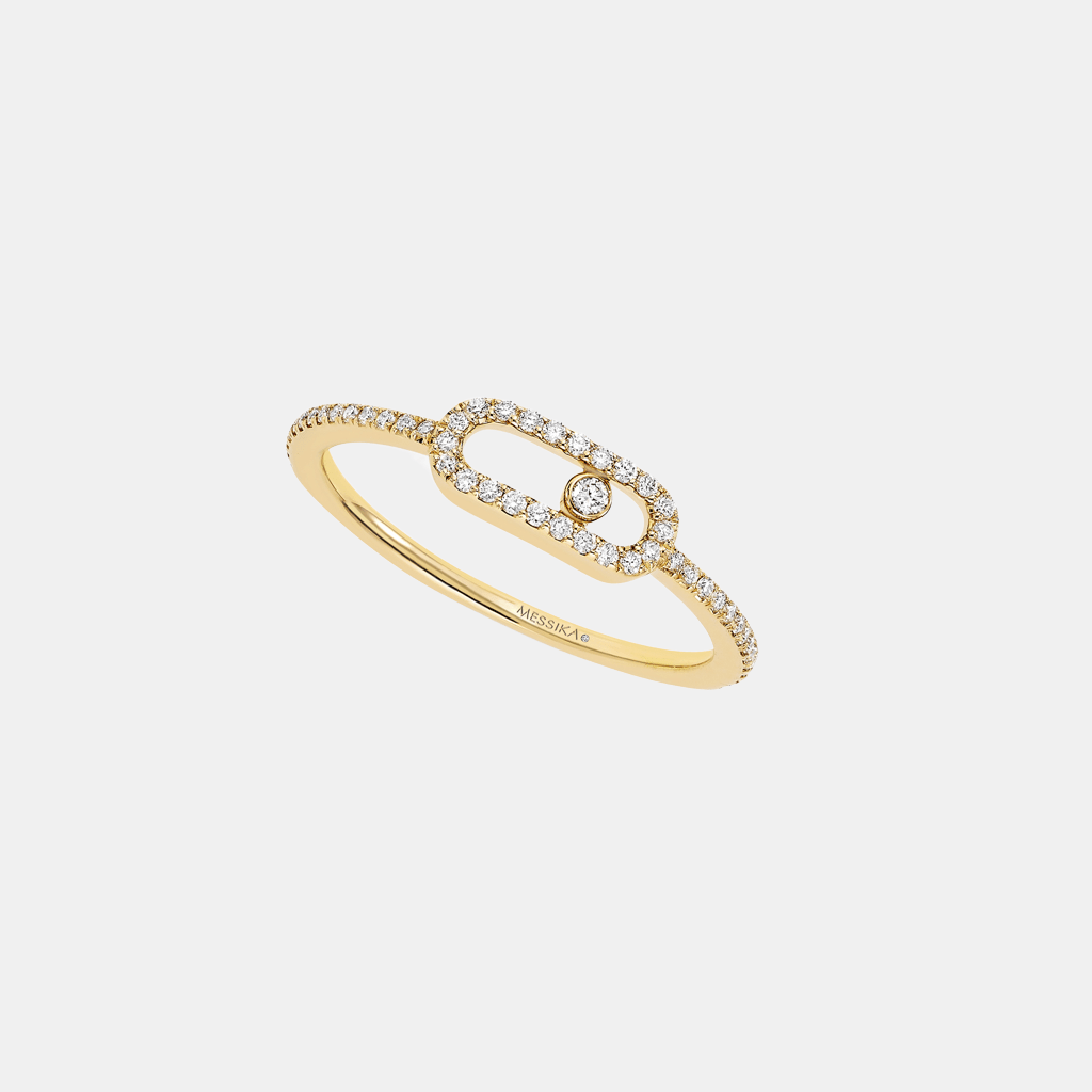 Bague Move Uno Pavé Or jaune Diamant 0.15ct