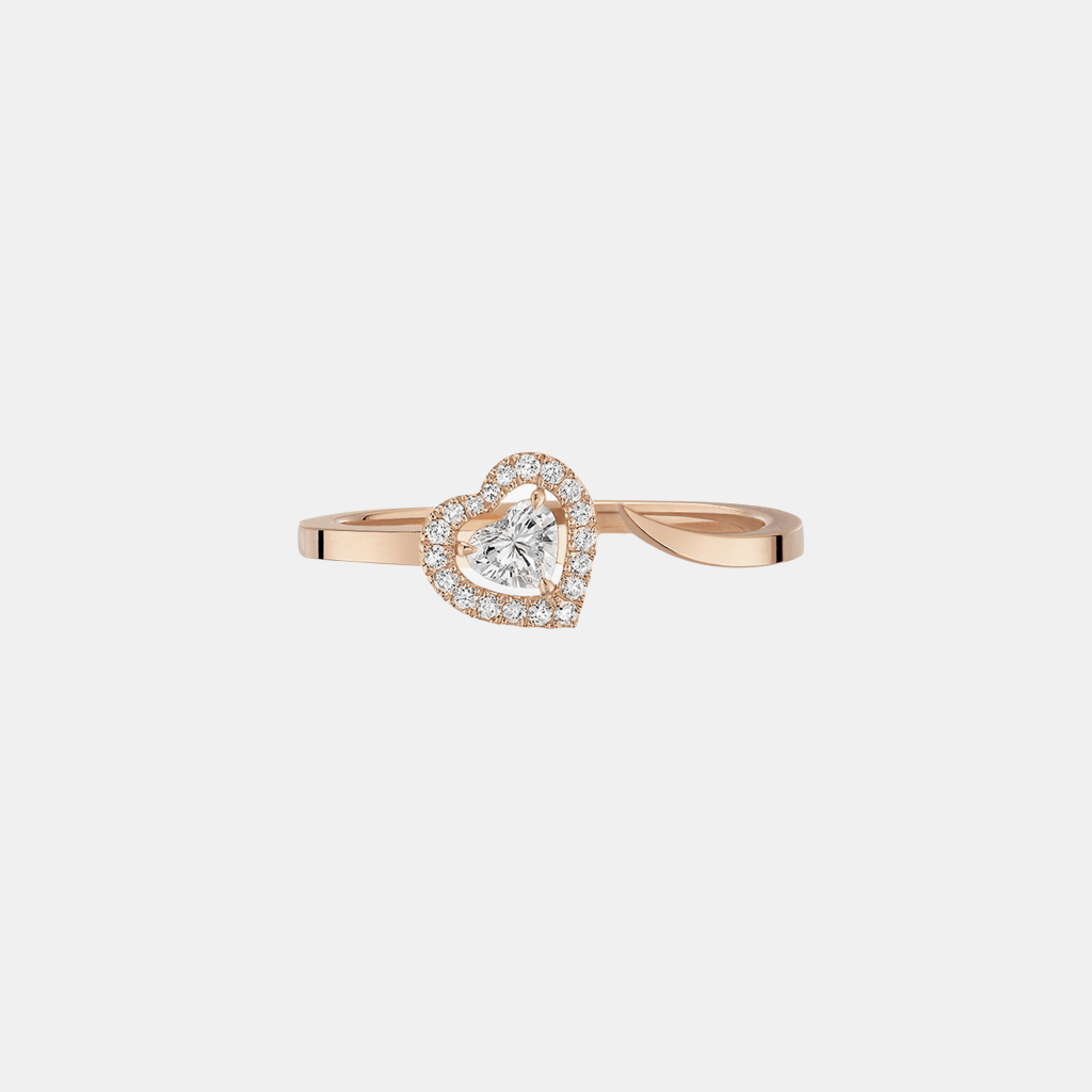 Bague Joy Coeur Or rose Diamant 0.15ct