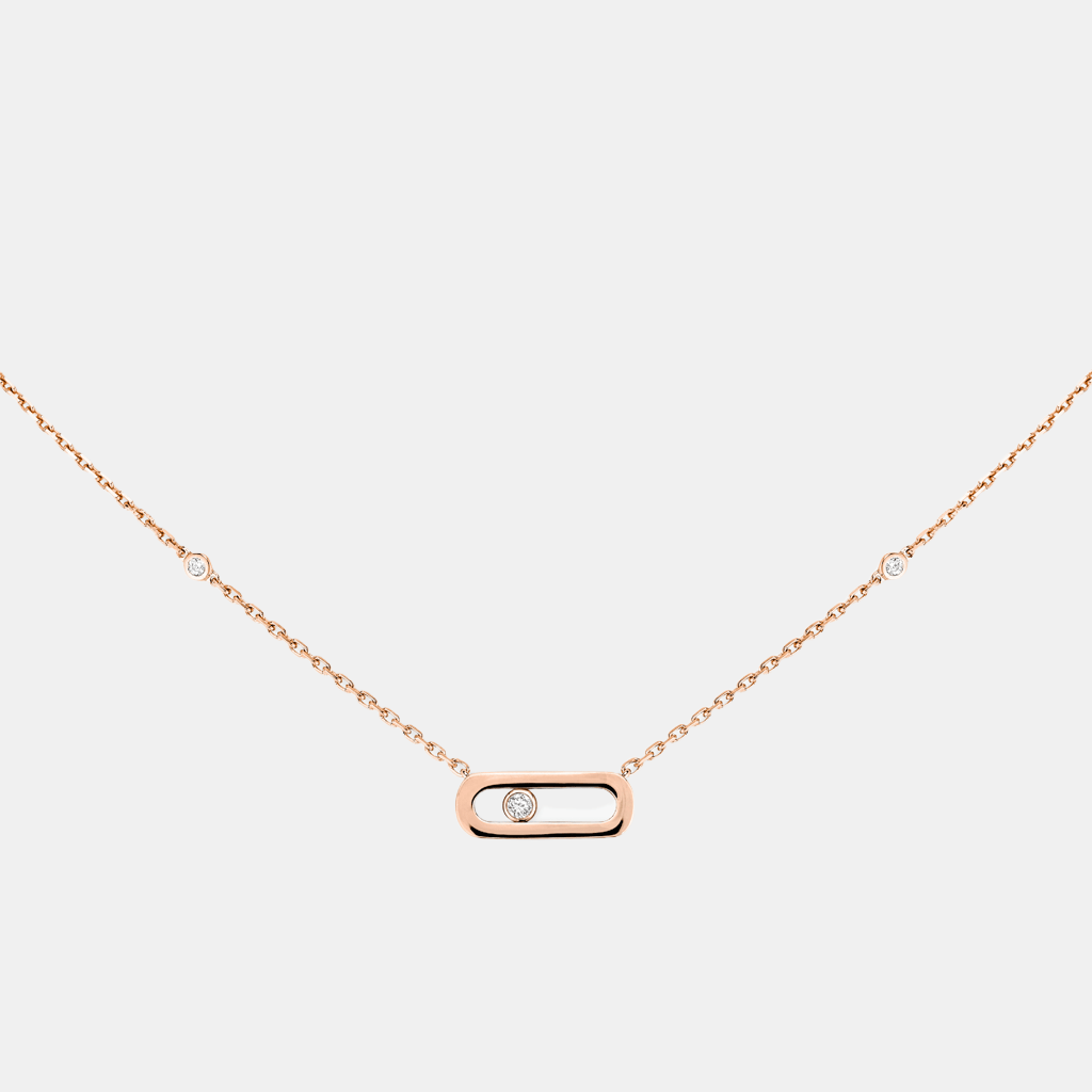 Collier Move Uno Or rose Diamant 0.1ct