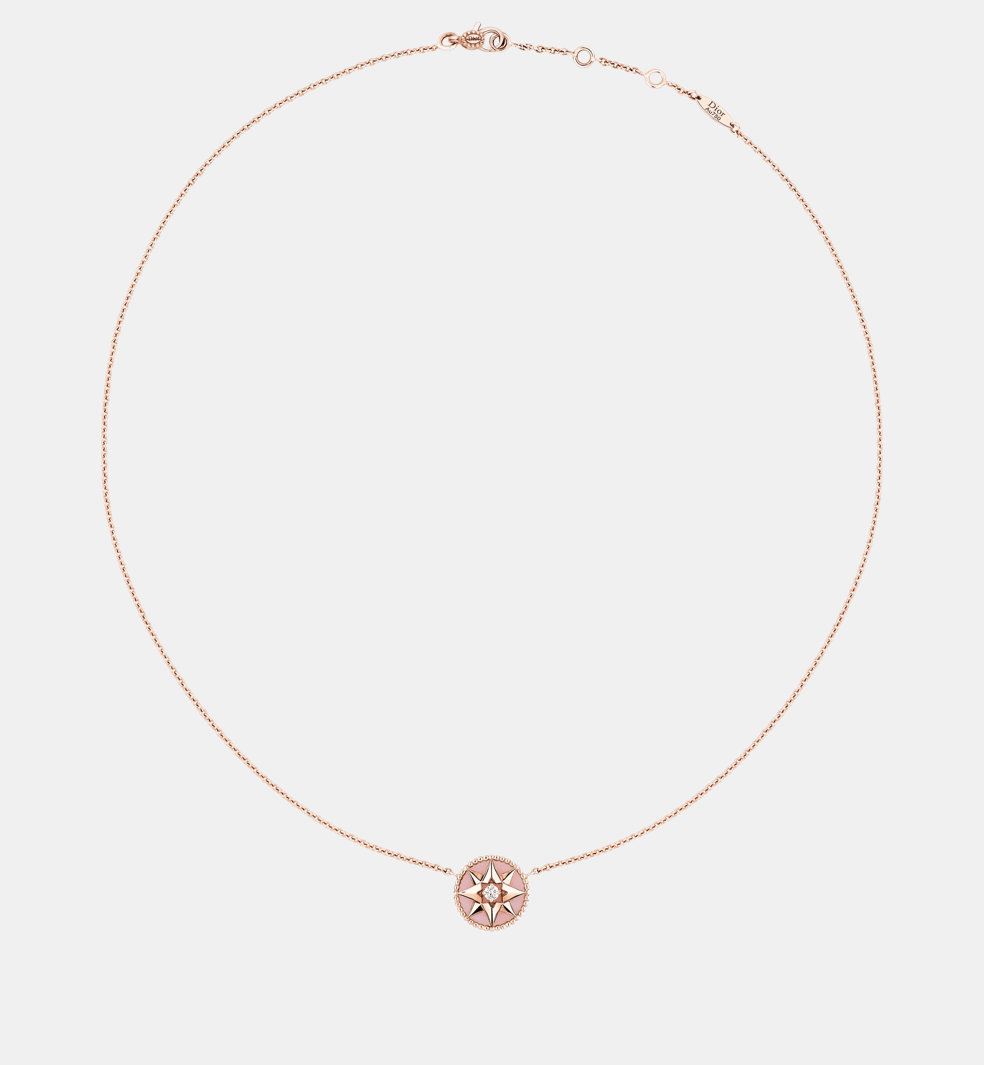 Collier Rose des Vents Or rose Mixte 