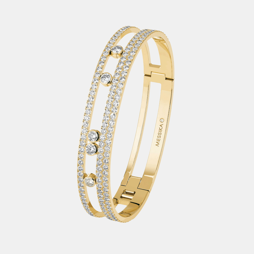 Bracelet Move Romane Pavé Or jaune Diamant 4.5ct