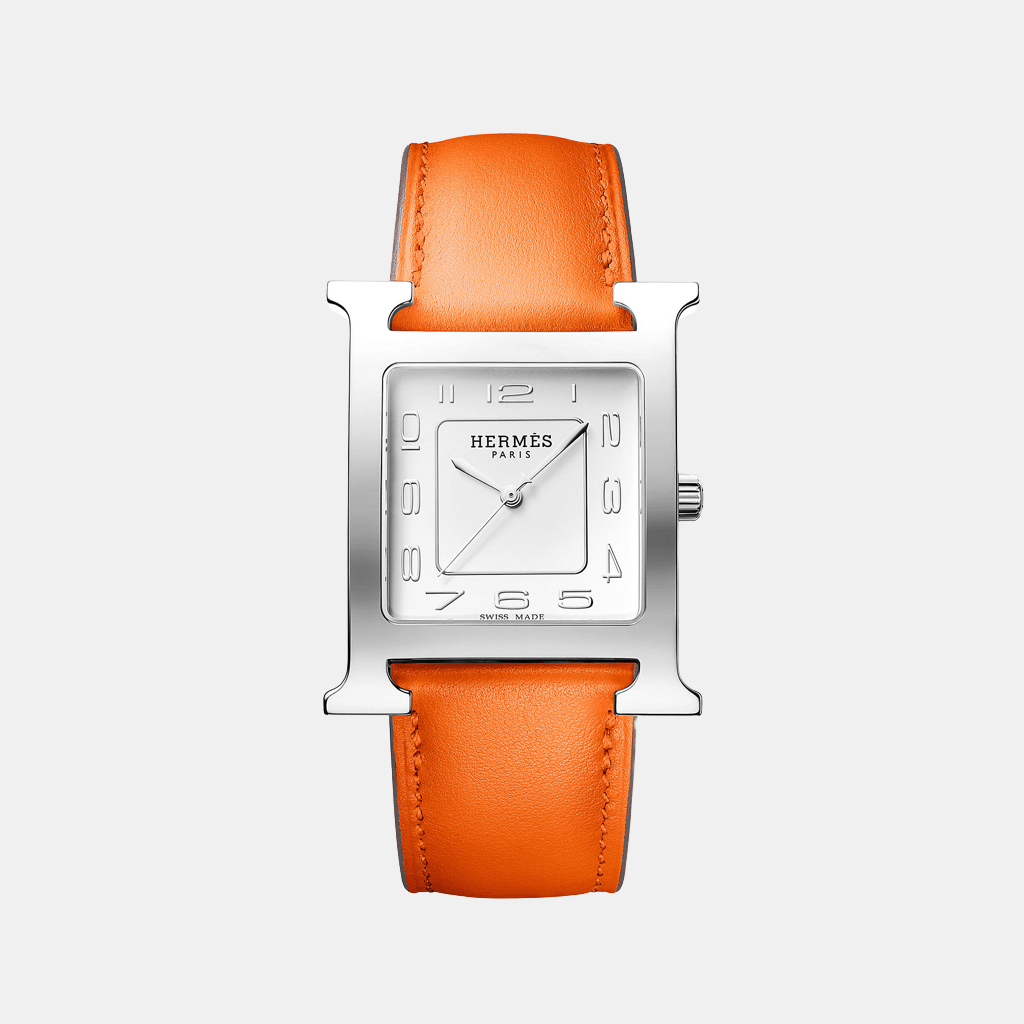 Montre Heure H Grand modèle, 34 mm Quartz Acier  