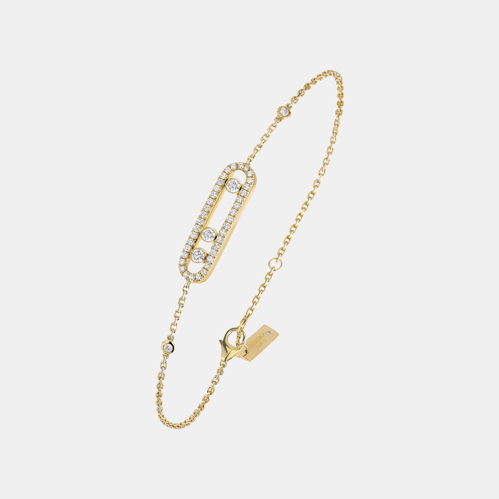 Bracelet Baby Move Pavé Or jaune Diamant 0.3ct