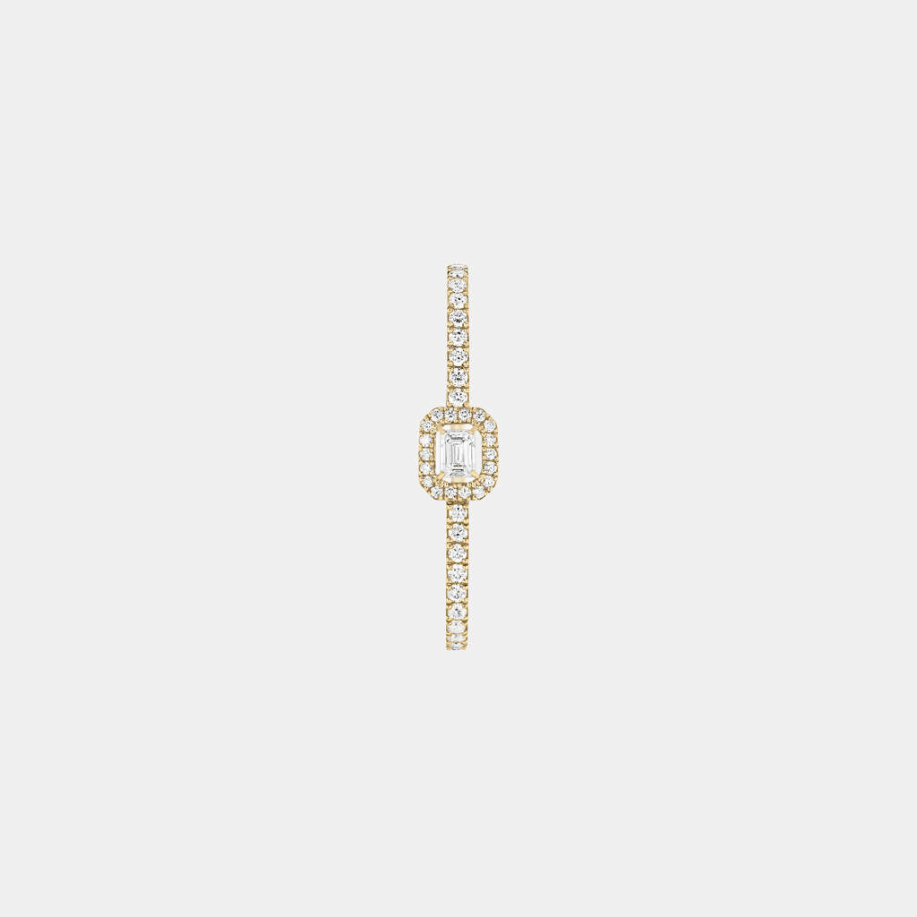Boucles d'oreilles My Twin Or jaune Diamant 0.1ct