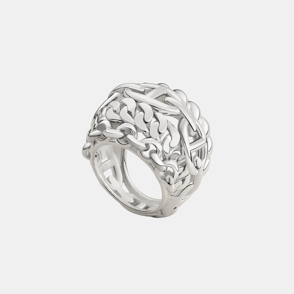 Bague Chaîne d'Ancre Très grand modèle Argent