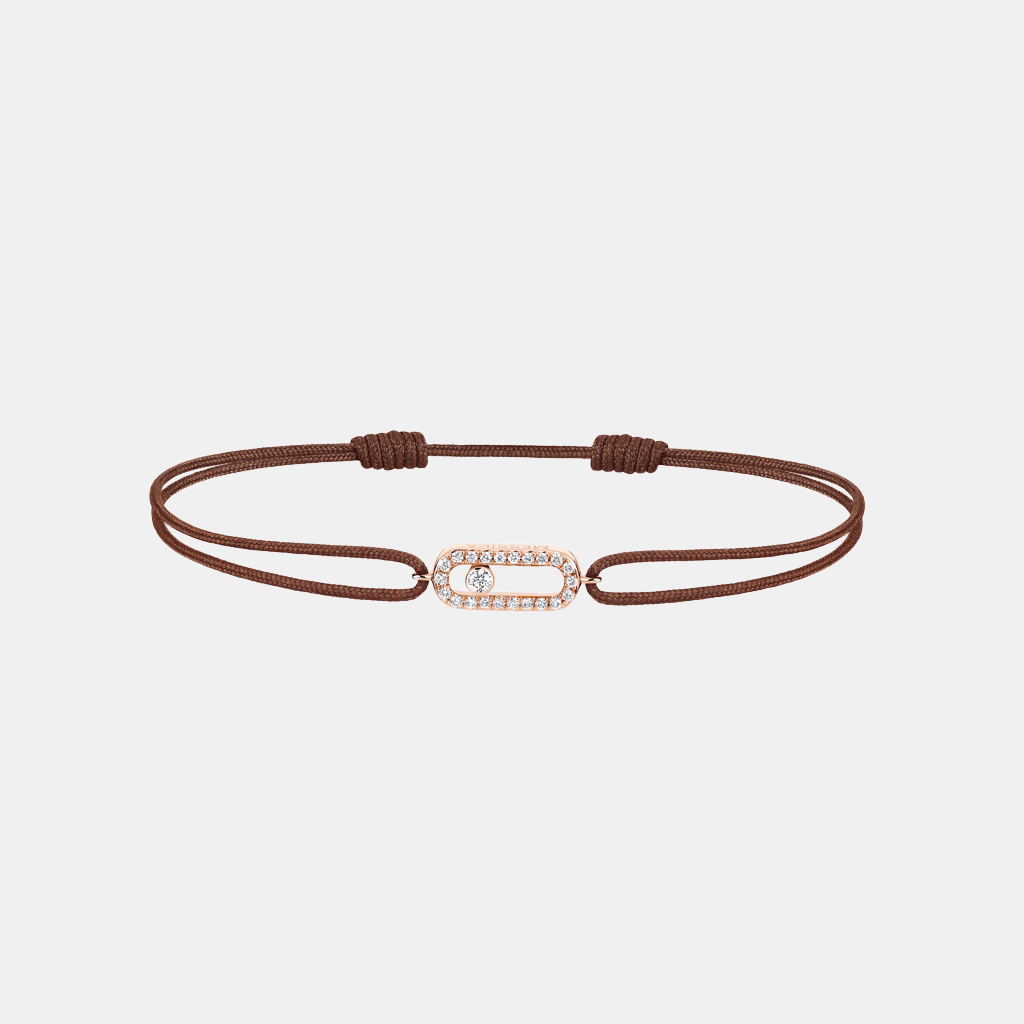 Bracelet Move Uno Or rose Diamant 0.06ct
