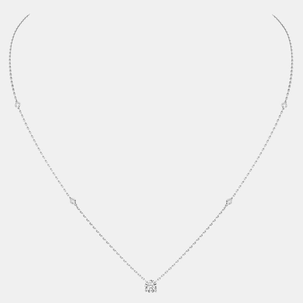 Collier (E)Motion Or blanc Diamant 0.15ct